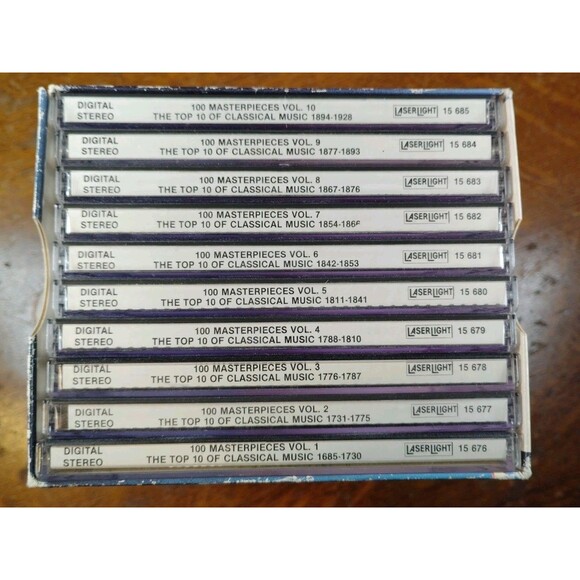 Top 100 Masterpieces Of Classical Music 1685-1928 1-10 Audio CD Set - Picture 4 of 13